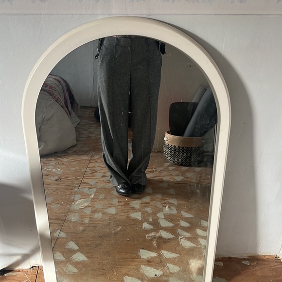 Banana Republic Viscose Wide Leg Soft Grey Trouser Pant - Picture 2 of 7